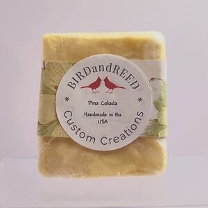 Hand Crafted Made in America Pina Colada Soap 4 oz bar